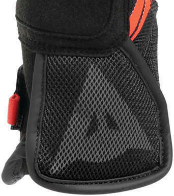 Dainese Mig 3 Air Tex Black Red Gloves