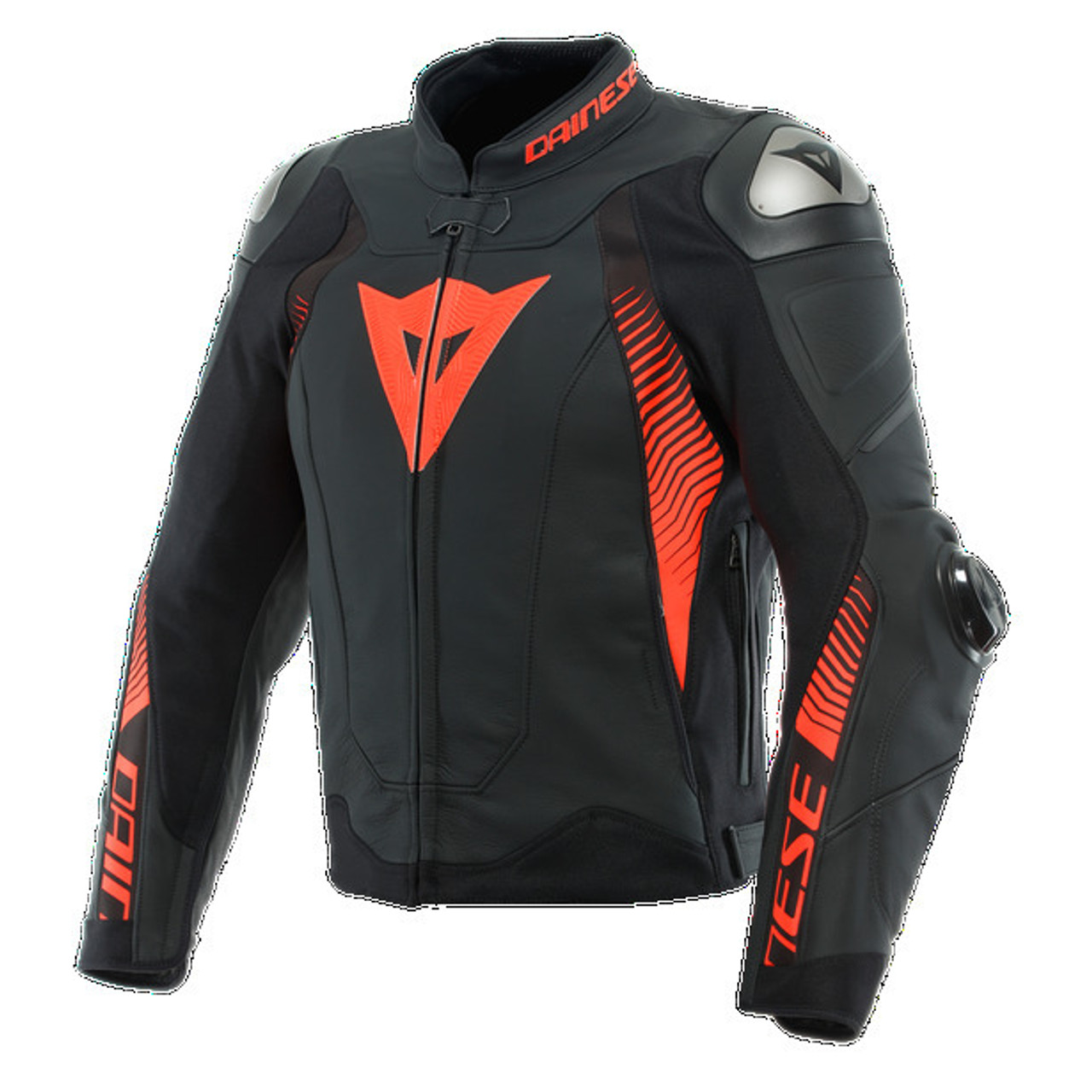 DAINESE SP-R ジャケット ブラック/ホワイト/レッド Dainese Super Speed 4 Black White Red Leather Jacket - Speed
