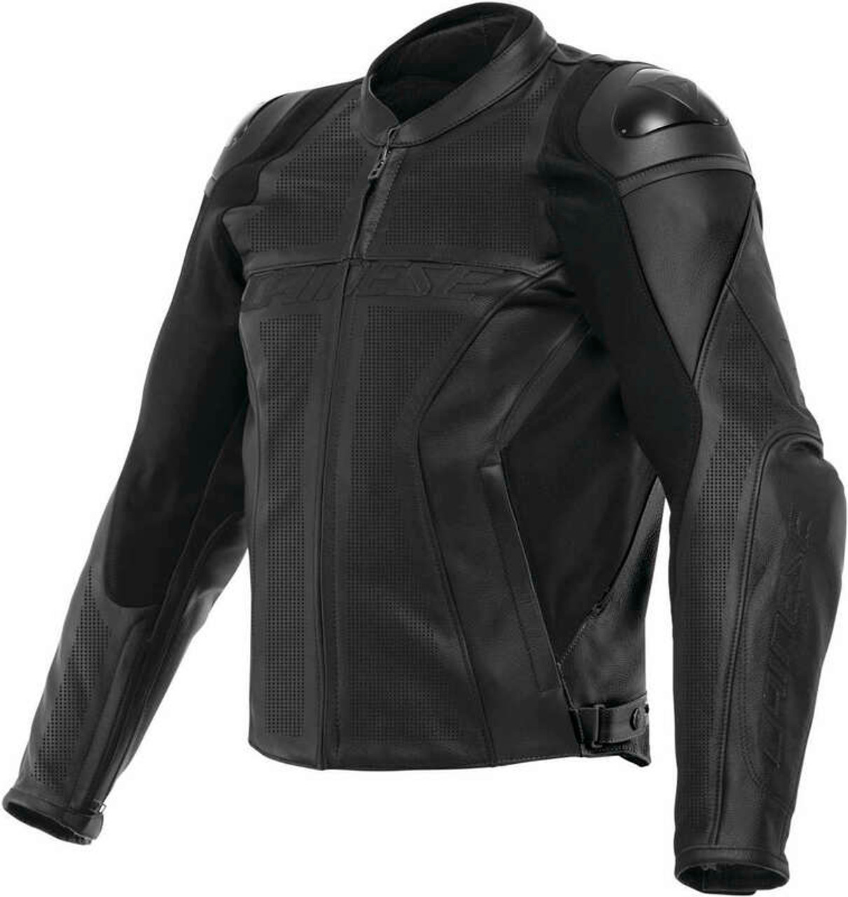 Dainese Racing 4 Perforated Black Leather Jacket