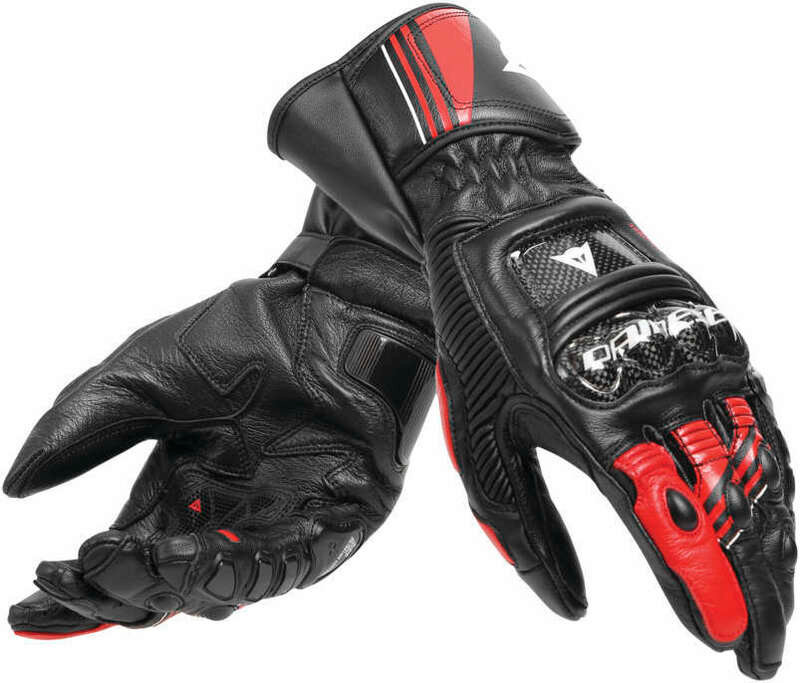 Dainese Druid 4 Black Red White Gloves - Speed Addicts