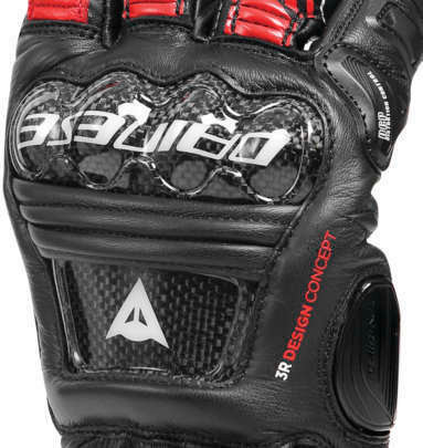 Dainese Druid 4 Black Red White Gloves - Speed Addicts