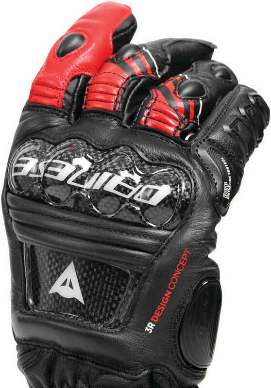 Dainese Druid 4 Black Red White Gloves - Speed Addicts