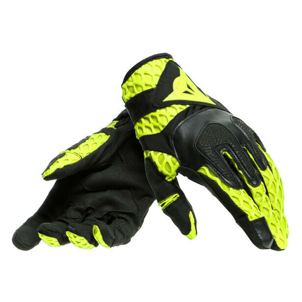 Dainese Air-Maze Black Yellow Gloves