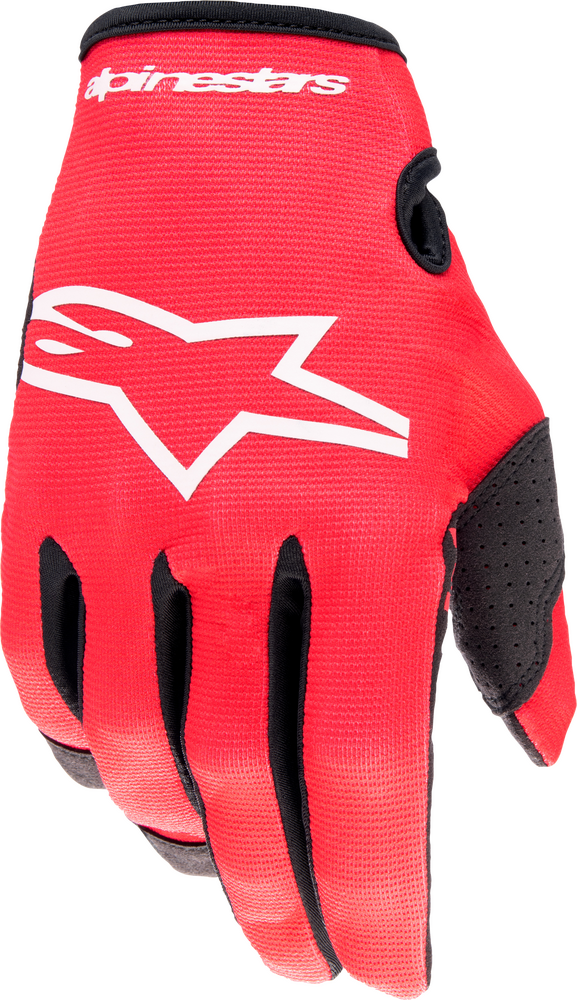 Alpinestars Youth Radar Mars Red White Gloves Speed Addicts