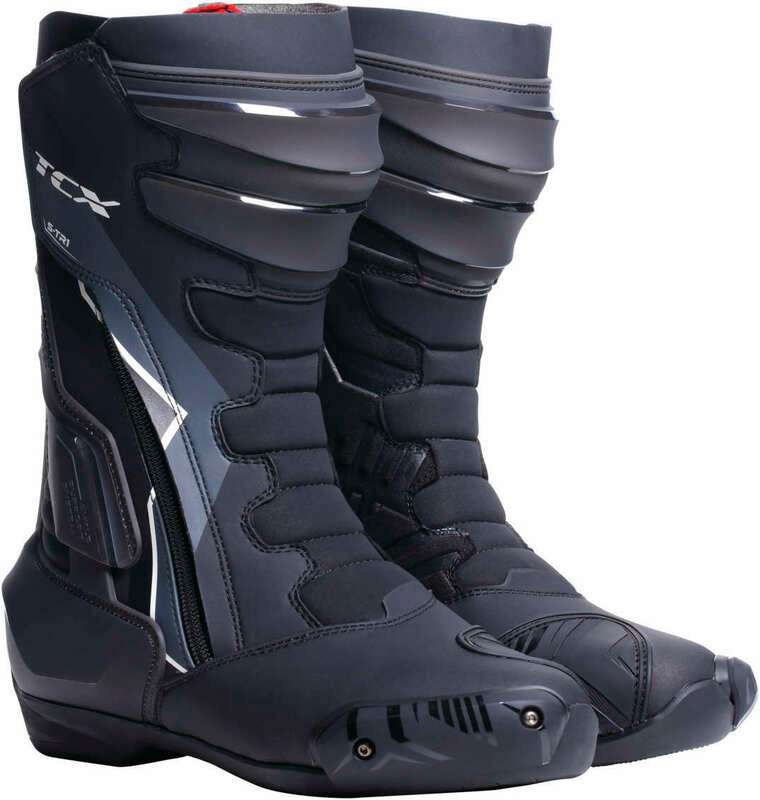 TCX Women's S-TR1 Black White-Pearl Boots