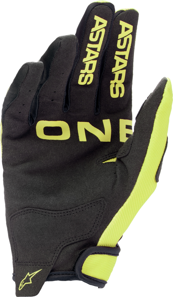 Alpinestars Youth Radar Yellow Fluo Black Gloves