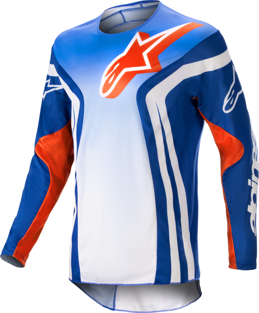 Alpinestars Racer Semi Jersey Blue Hot Orange