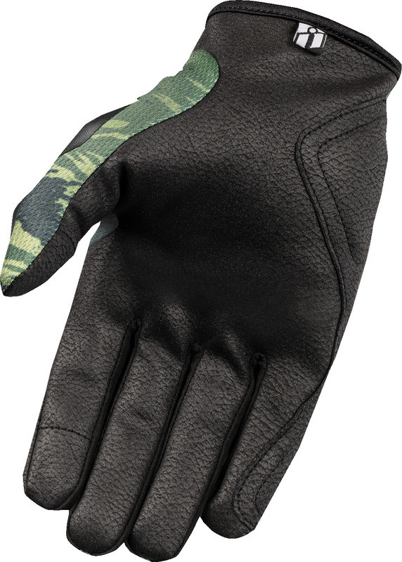 Icon Hooligan Tiger's Blood Green Gloves