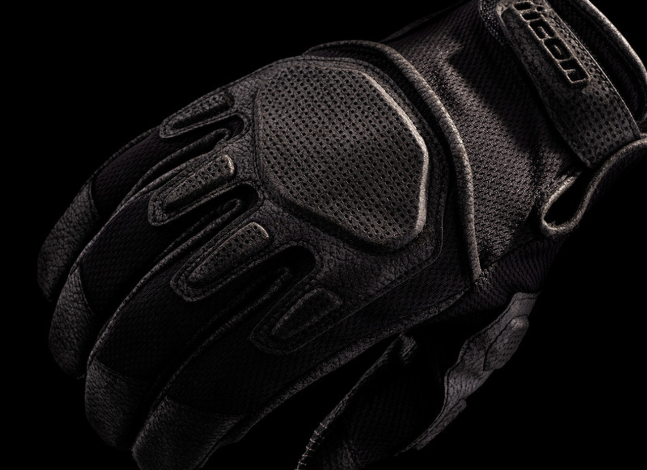 Icon Punchup CE Black Gloves