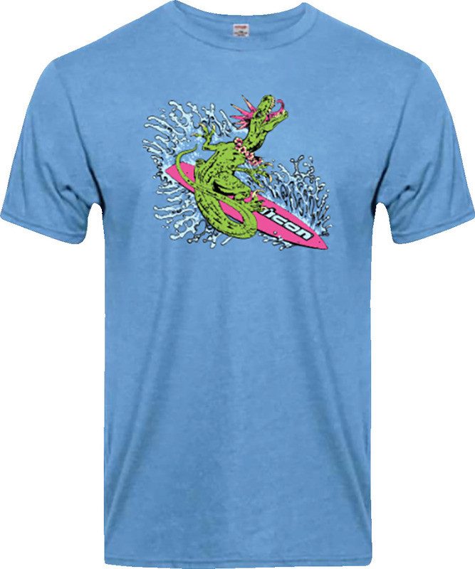 Icon Dino Fury Light Heather Blue T-Shirt