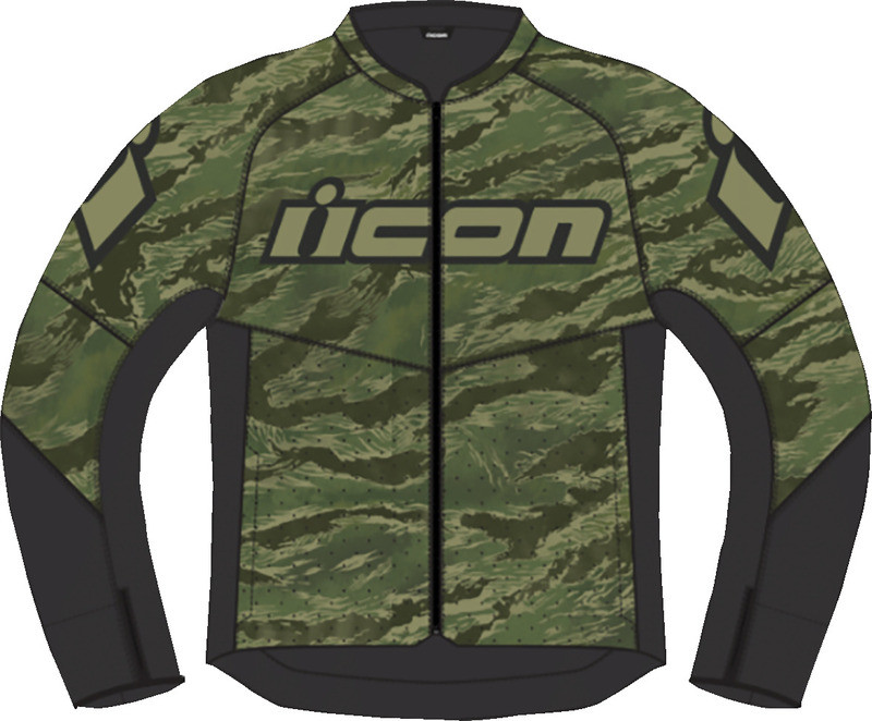 Icon Hooligan CE Tiger's Blood Green Jacket