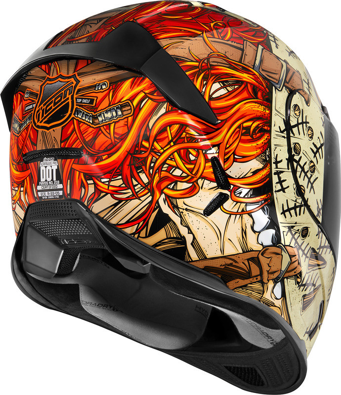 Icon Airframe Pro Topshelf Red Helmet