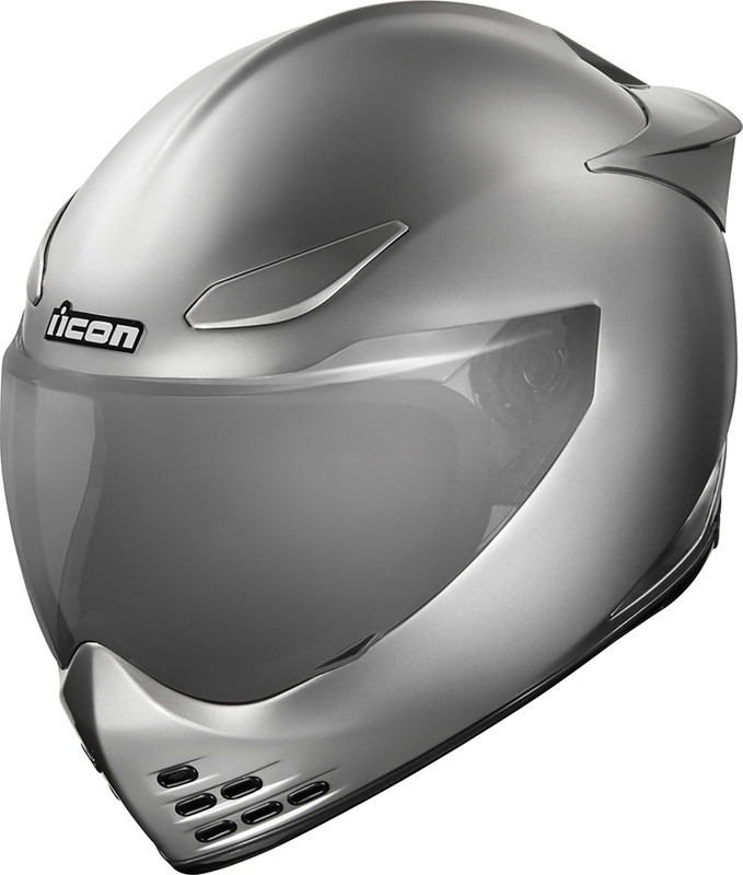Icon Domain Cornelius Silver Helmet