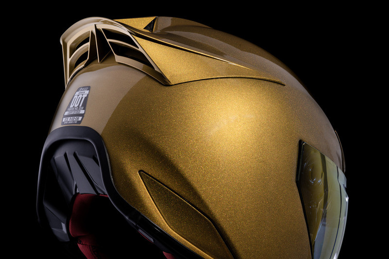 Icon Domain Cornelius Gold Helmet