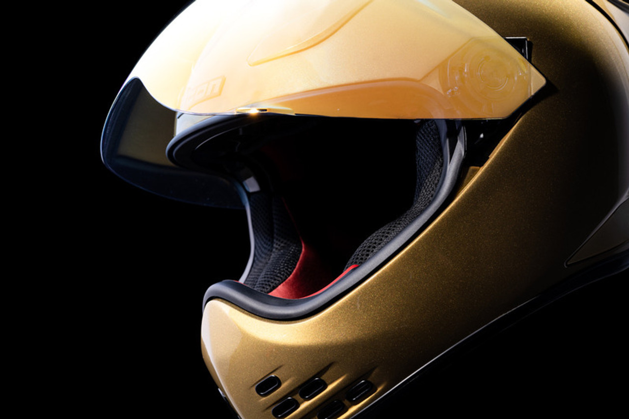 Icon Domain Cornelius Gold Helmet