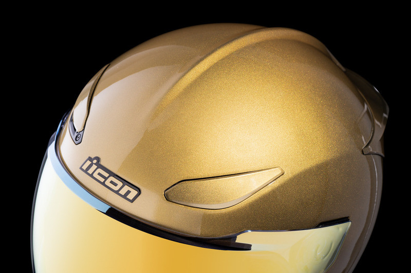 Icon Domain Cornelius Gold Helmet