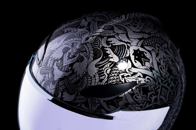 Icon Domain Gravitas Black Helmet - Speed Addicts