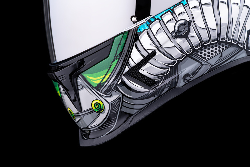 Icon Airframe Pro Outbreak Blue Helmet