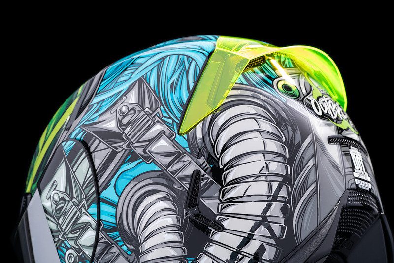 Icon Airframe Pro Outbreak Blue Helmet