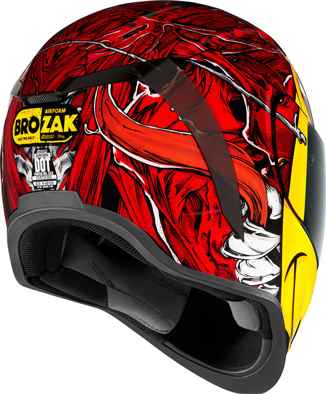 icon airframe pro brozak full face helmet Aztec Nine Motorcycle Now with new and improved side effects that may include Airform Brozak  Ride Icon
