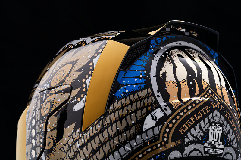 Icon Airflite Day Tripper Gold Helmet