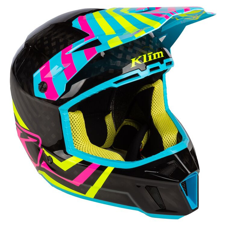 Klim F3 Carbon ECE Illusion Black Pink Helmet