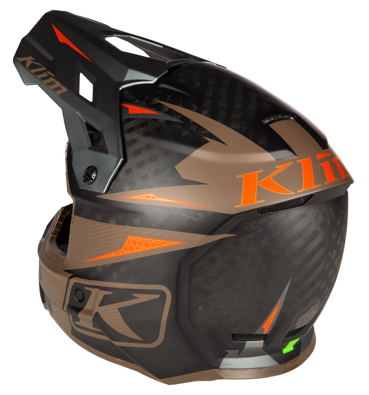 Klim F3 Carbon Pro ECE Striker Potter's Clay Helmet
