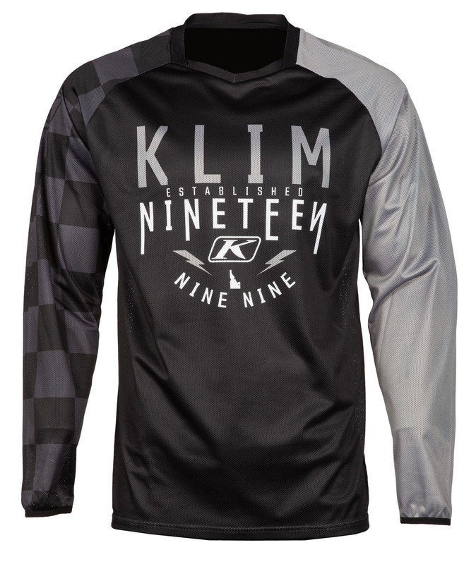 Klim Petrol Checkered Black Jersey