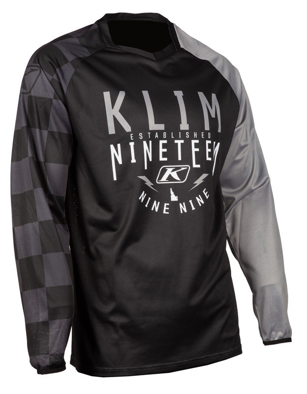 Klim Petrol Checkered Black Jersey