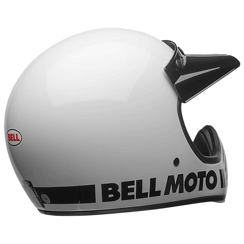 Bell Moto-3 Classic White Helmet