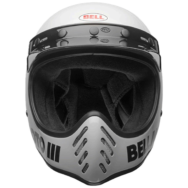 Bell Moto-3 Classic White Helmet