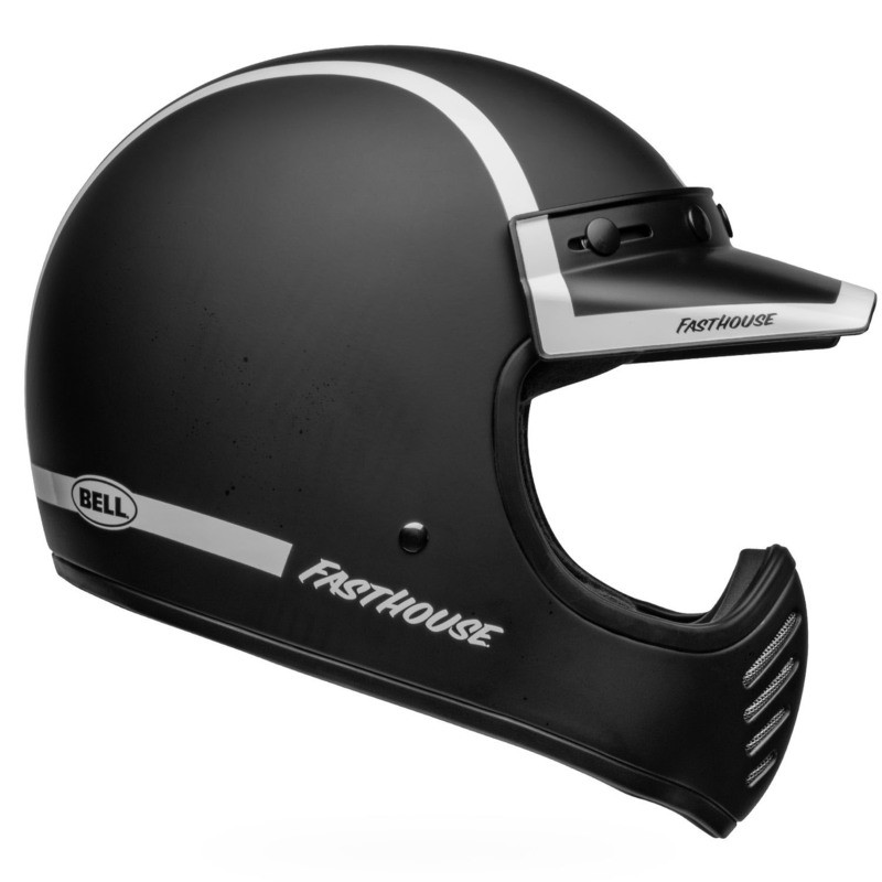 Bell Moto-3 Fasthouse Old Road Black White Helmet