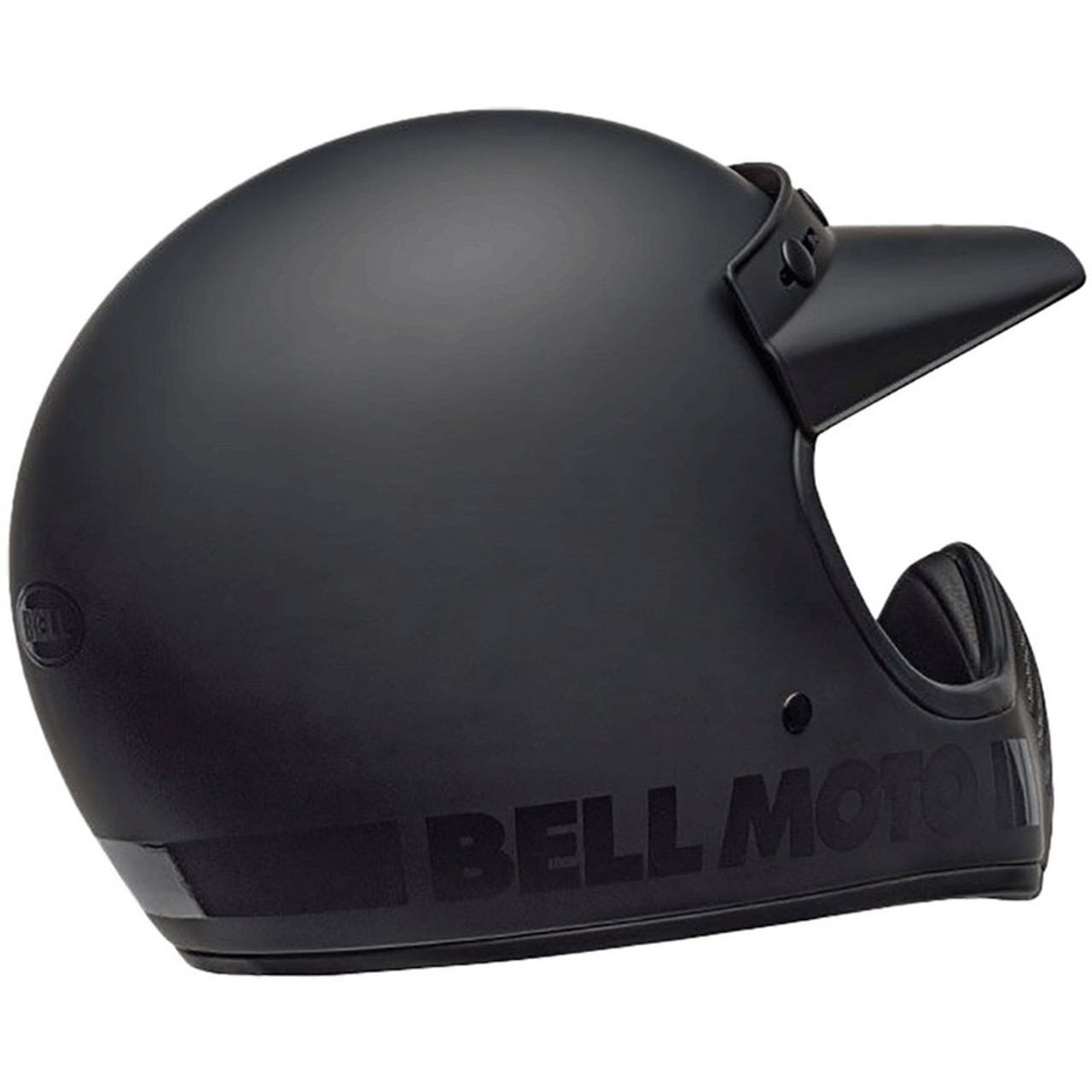 Bell Moto-3 Classic Matte Blackout Helmet - Speed Addicts