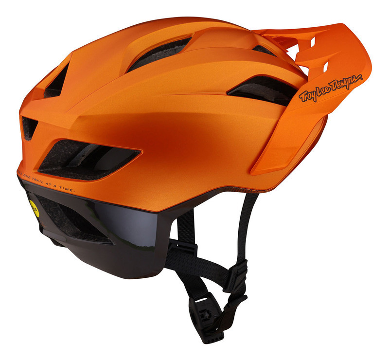 Troy Lee Designs Flowline SE Radian Orange Dark Gray Helmet