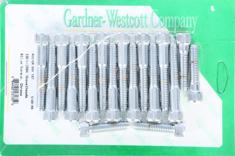 Gardnerwestcott Rocker Box Cover Set (Chrome) - C-80-08