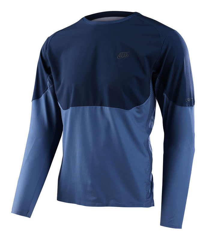 Troy Lee Designs Drift Blue Mirage LS Jersey