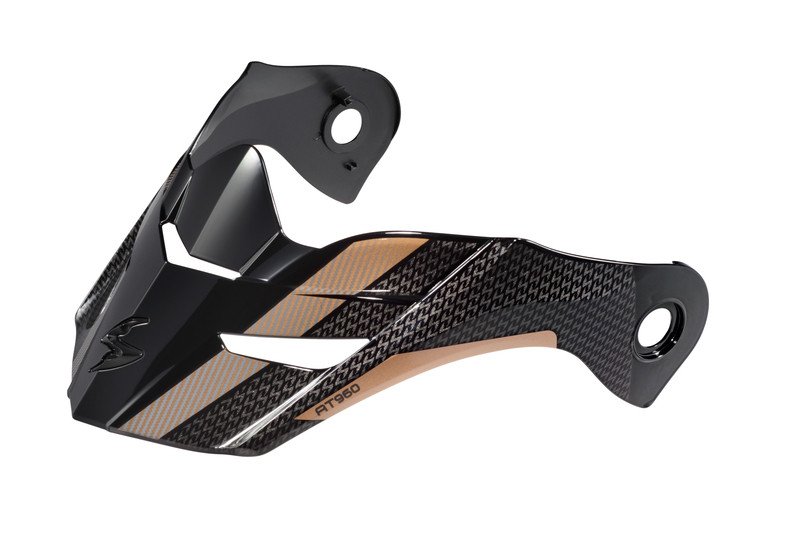 Scorpion EXO-AT960 Hicks Black Gold Peak Visor