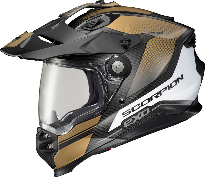Scorpion EXO XT9000 Trailhead Matte Gold Carbon Helmet - Speed Addicts