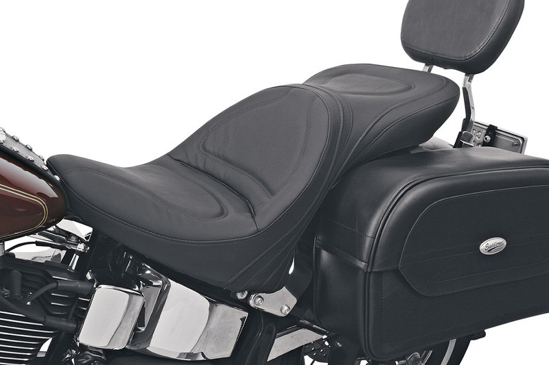 Saddlemen Seat Explorer Without Backrest Stitched Black Softail - 8150JS