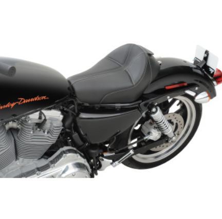 Saddlemen Seat Dominator Solo Stitched Black w/ Gray Stitching - 807-11-0042