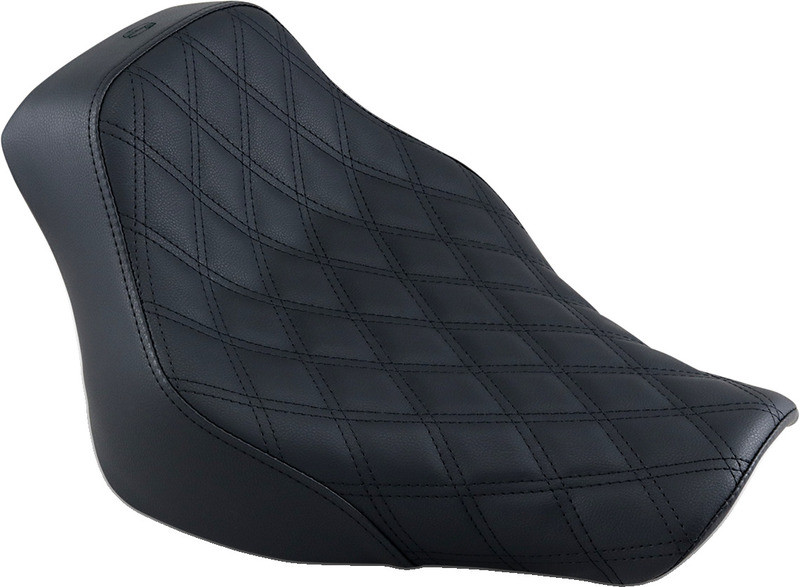 Saddlemen Renegade Solo Seat Lattice Stitched Black FLST - 818-33-002LS