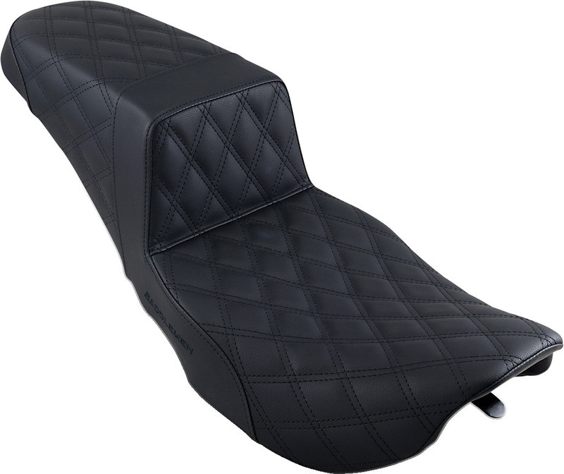 Saddlemen Step-Up Seat Full Lattice Stitch Black FLHR/FLHX - 897-06-175