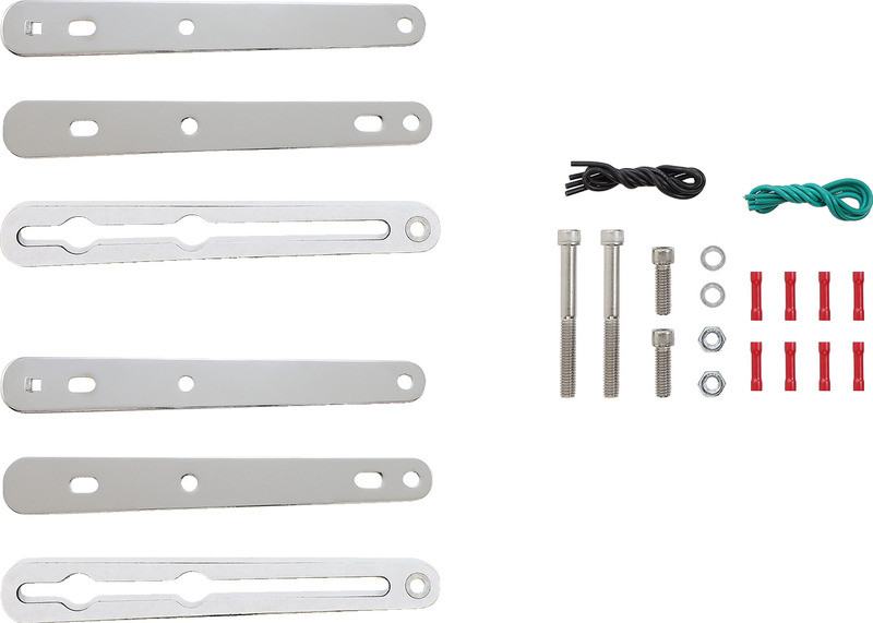 Saddlemen Turn Signal Relocation Kit Sportster Chrome 20200349