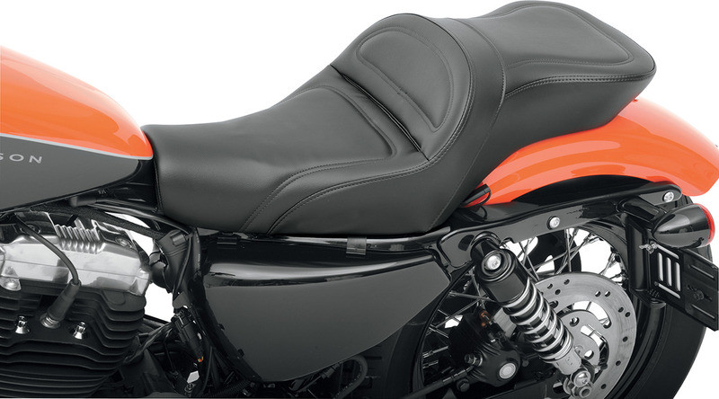 Saddlemen Seat Explorer Without Backrest Stitched Black XLC '04+ - 807-11-029