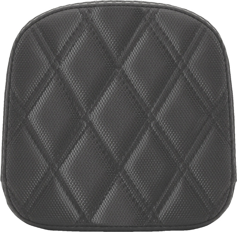Saddlemen Sissy Bar Pad Lattice Stitched Black - 0407SDC