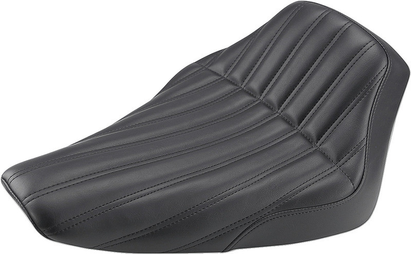 Saddlemen Knuckle Solo Seat Ribbed Black FLS - 812-26-0023