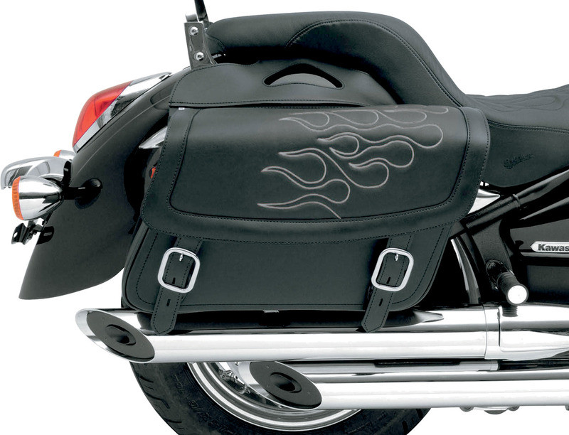 Saddlemen Flame Saddlebag Silver Jumbo - X021-05-0423