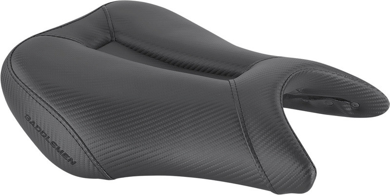Saddlemen Gel Channel Track Carbon Fiber Sport Seat Black GSXS 750 - 0810-S076