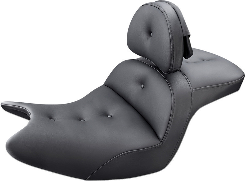Saddlemen Seat Roadsofa With Backrest Pillow Top Black - H18-07-181BR