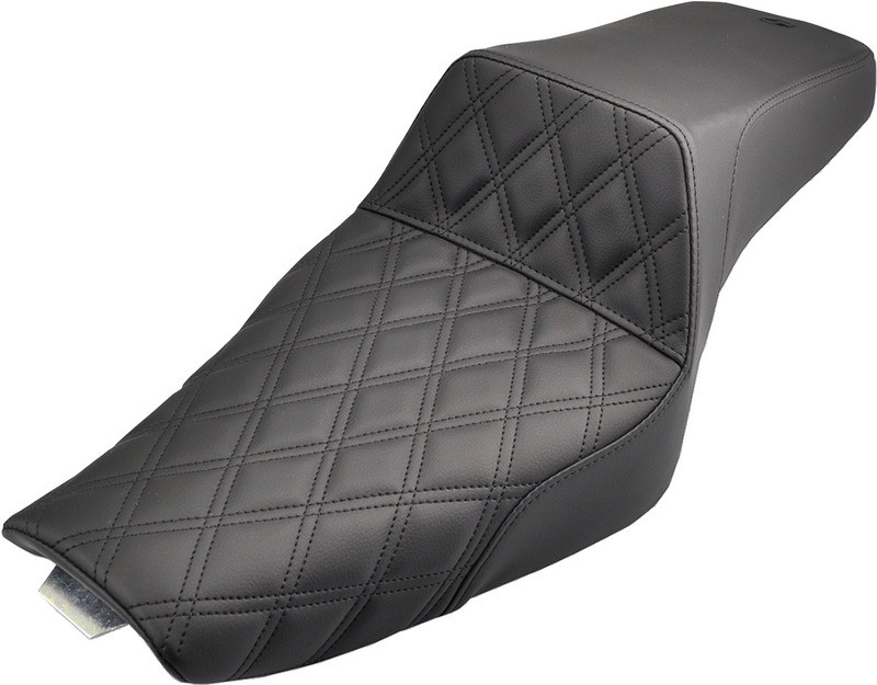 Saddlemen Step-Up Seat Front Lattice Stitch Black XL - 807-11-172